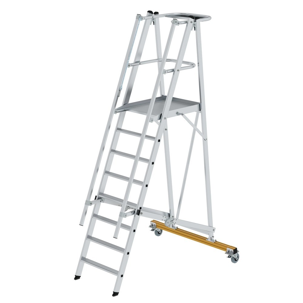 Illustration du produit: Munk Échelle à plate-forme pliable et mobile, 8 niveaux