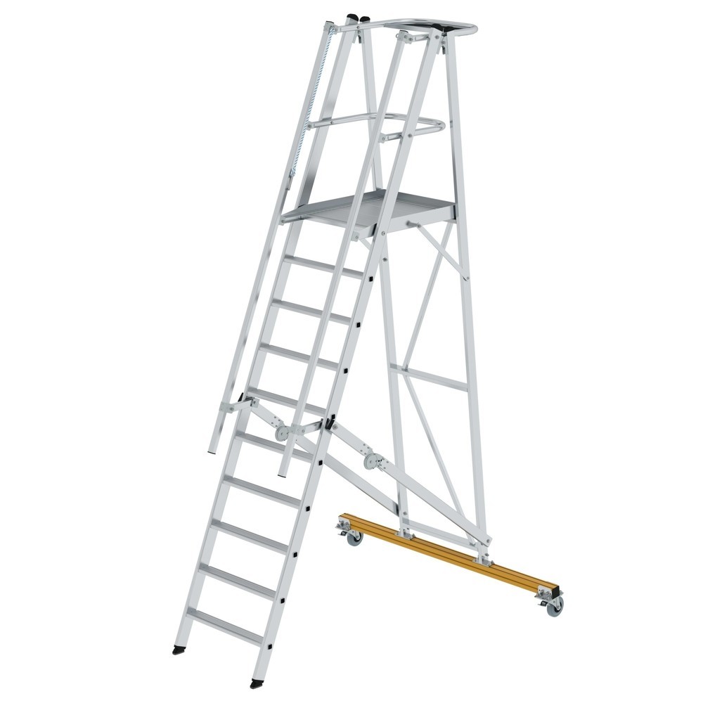 Illustration du produit: Munk Échelle à plate-forme pliable et mobile, 10 niveaux
