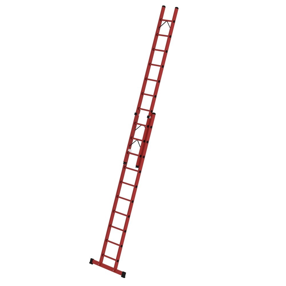 Produktabbildung Nr. 1: Munk Échelle coulissante à barreaux 2 parties en PRV avec traverse standard, 2x10 barreaux