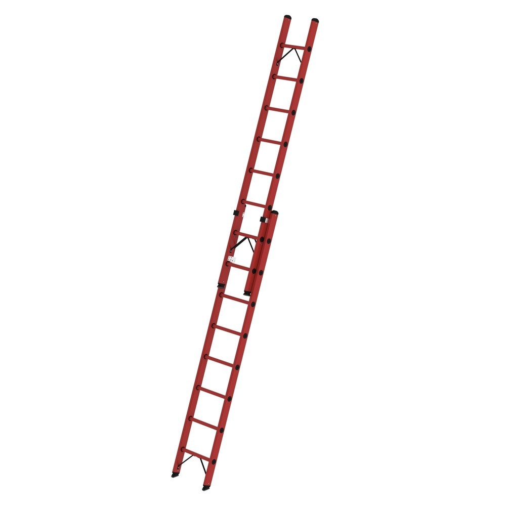 Illustration du produit: Munk Échelle coulissante à barreaux en PRV 2 parties sans traverse, 2x8 barreaux