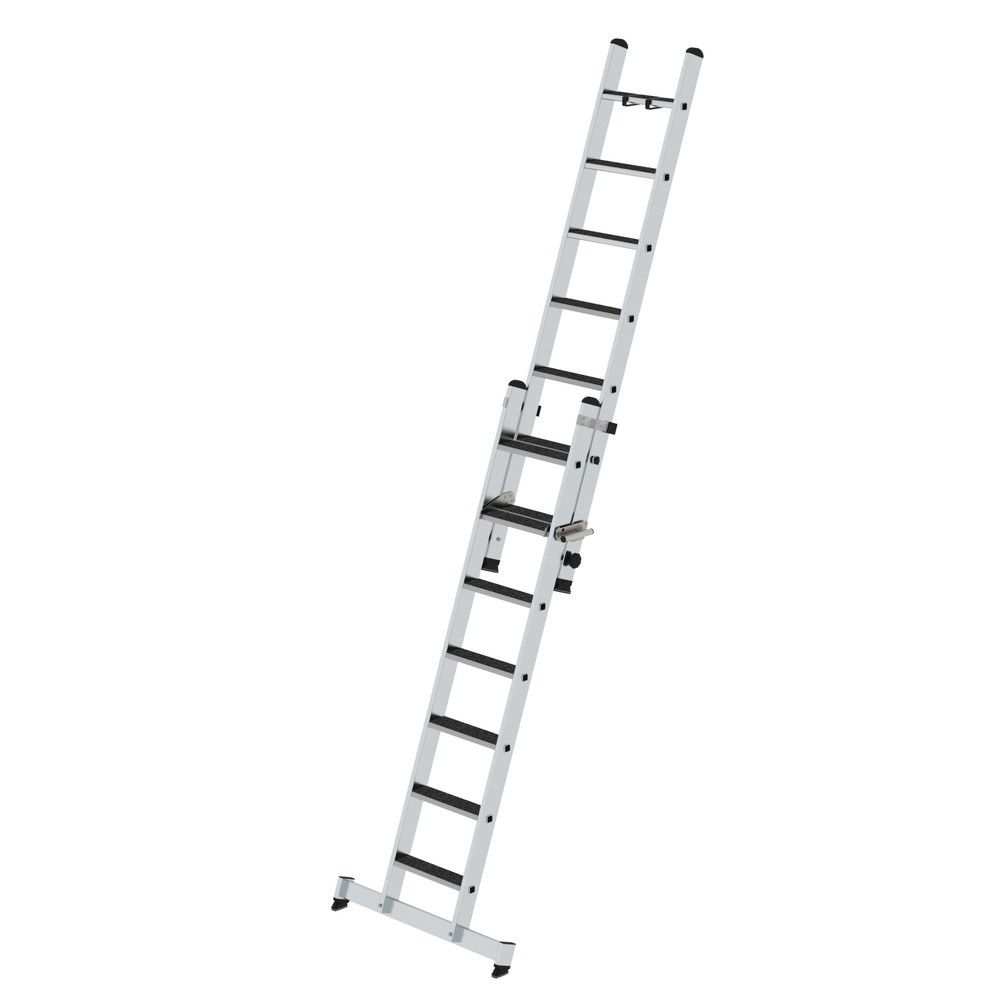 Produktabbildung Nr. 2: Munk Échelle coulissante à marches 2 parties avec traverse nivello® et clip-step R13 2x7