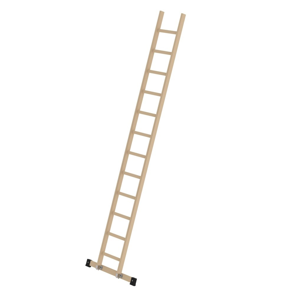 Produktabbildung Nr. 1: Munk Échelle d'appui à barreaux en bois avec traverse ,12 barreaux