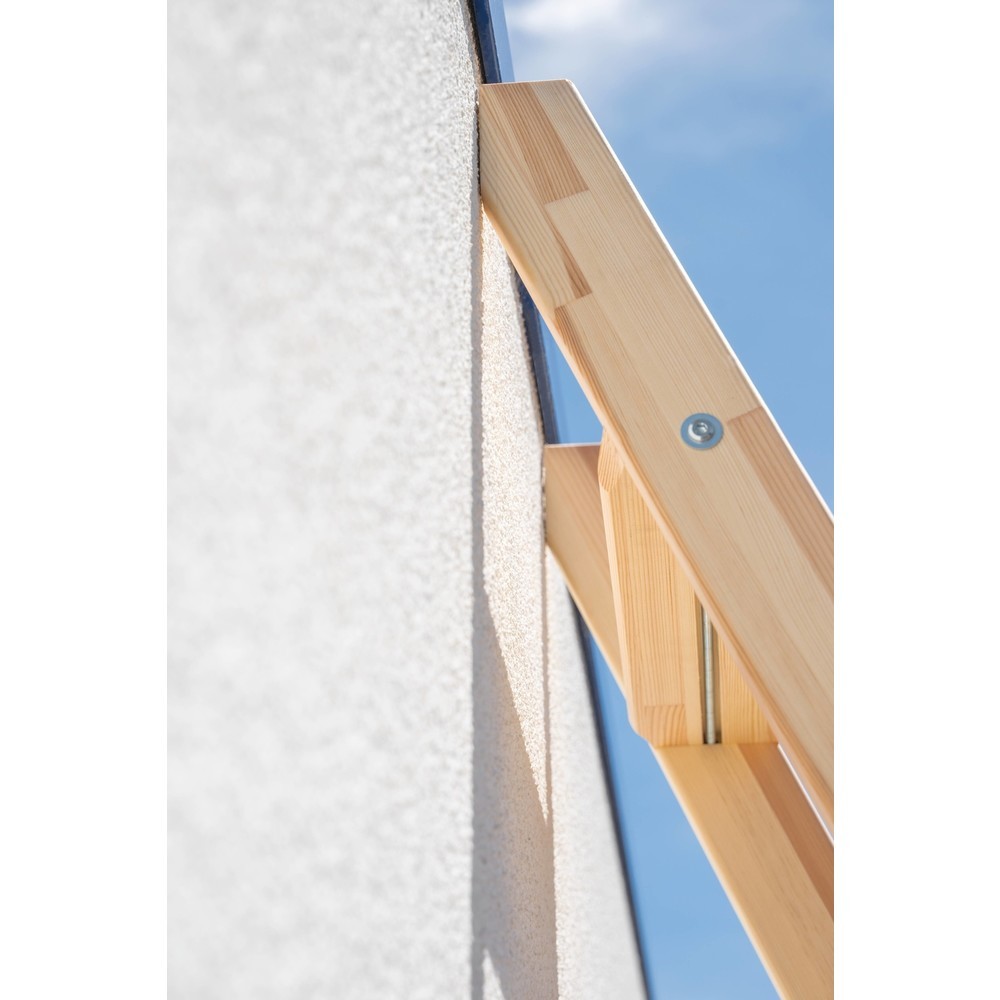 Produktabbildung Nr. 2: Munk Échelle d’appui à marches en bois sans traverse, 6 marches