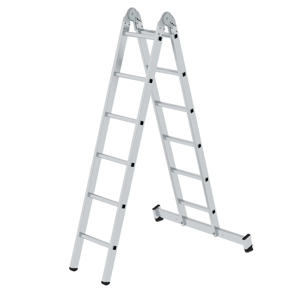 Illustration du produit: Munk Échelle pliante en 2 parties avec traverse nivello®, 2x6 barreaux