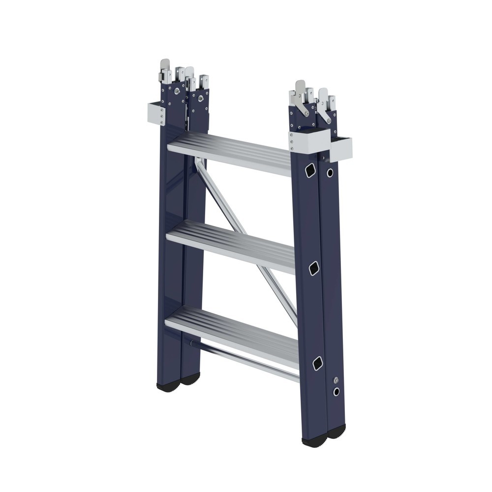 Illustration du produit: Munk Élément enfichable pour échelle à plate-forme emboîtable plus 3 marches