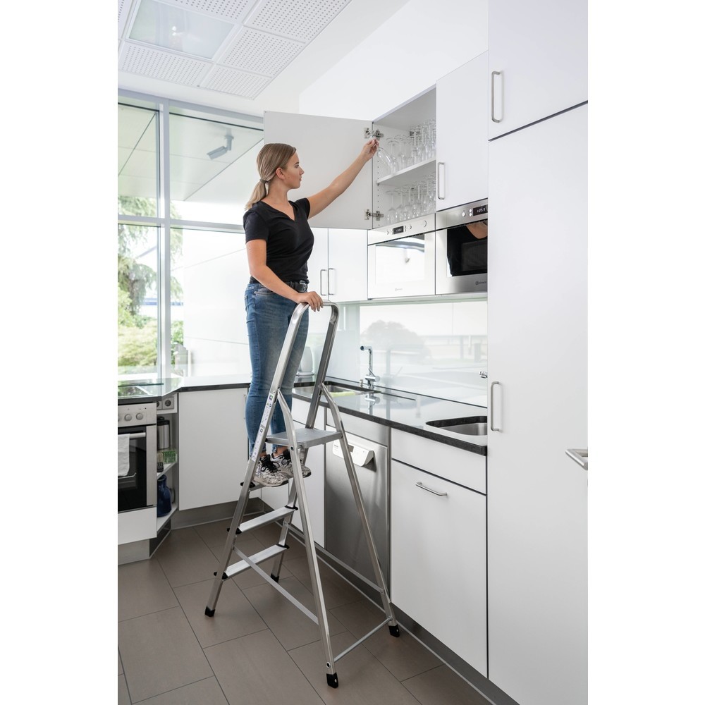 Produktabbildung Nr. 2: Munk Escabeau domestique accessible d'un seul côté, 3 marches