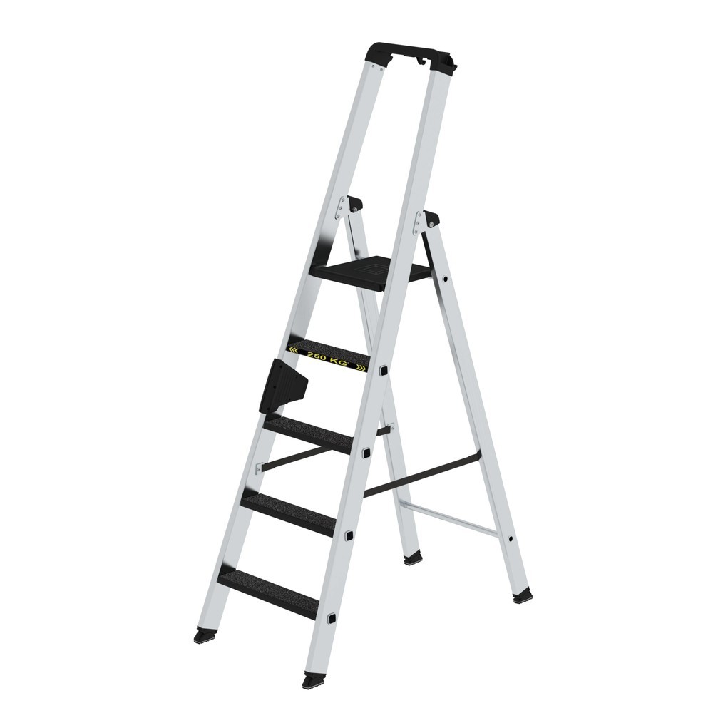 Produktabbildung Nr. 1: Munk Escabeau double à marches 250 kg accessible d'un côté avec clip-step R13, 5 marches