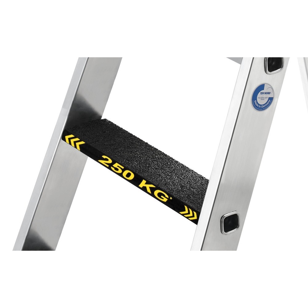 Produktabbildung Nr. 2: Munk Escabeau double à marches 250 kg accessible des deux côtés avec clip-step R13, 2x3 marches