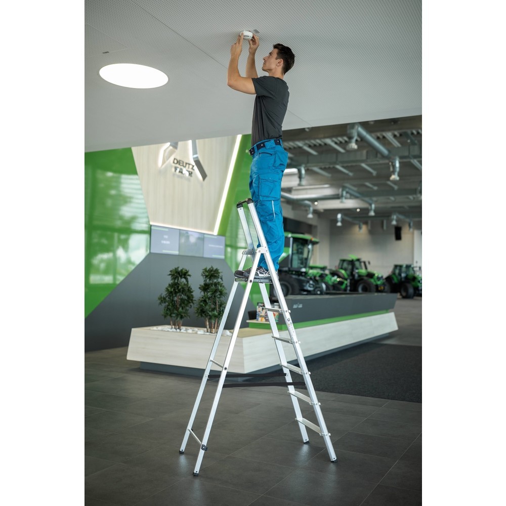 Produktabbildung Nr. 2: Munk Escabeau double à marches ML accessible d'un côté, 3 marches