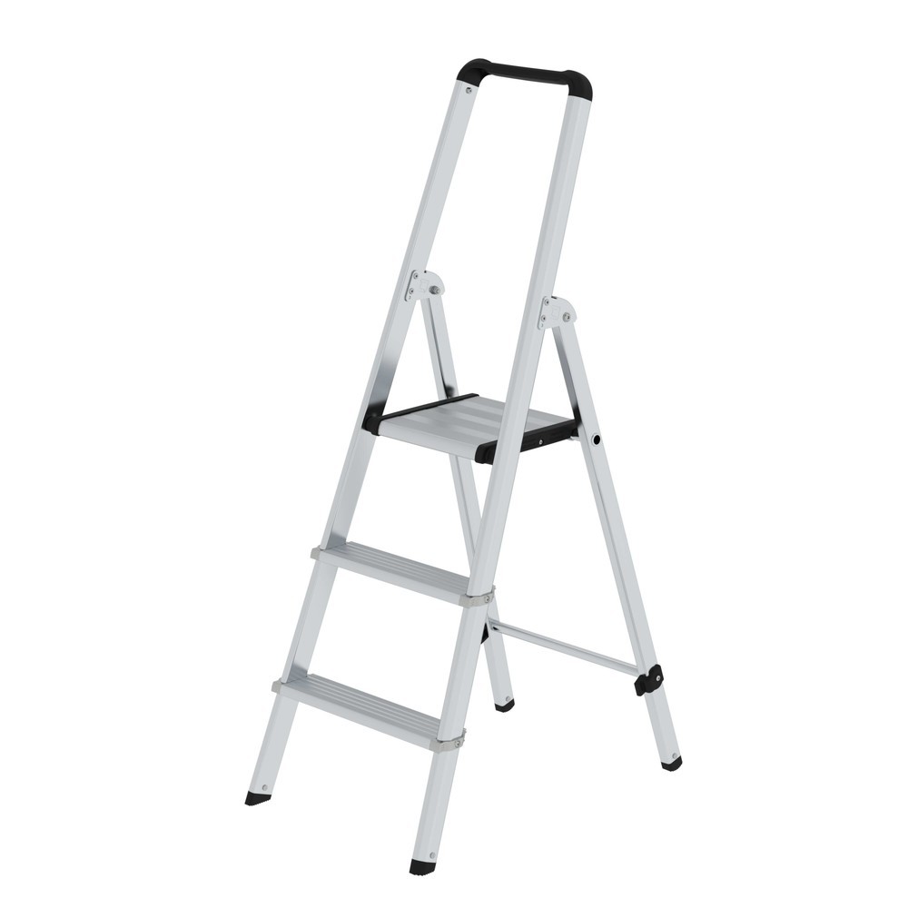 Illustration du produit: Munk Escabeau double à marches ML accessible d'un côté, 3 marches