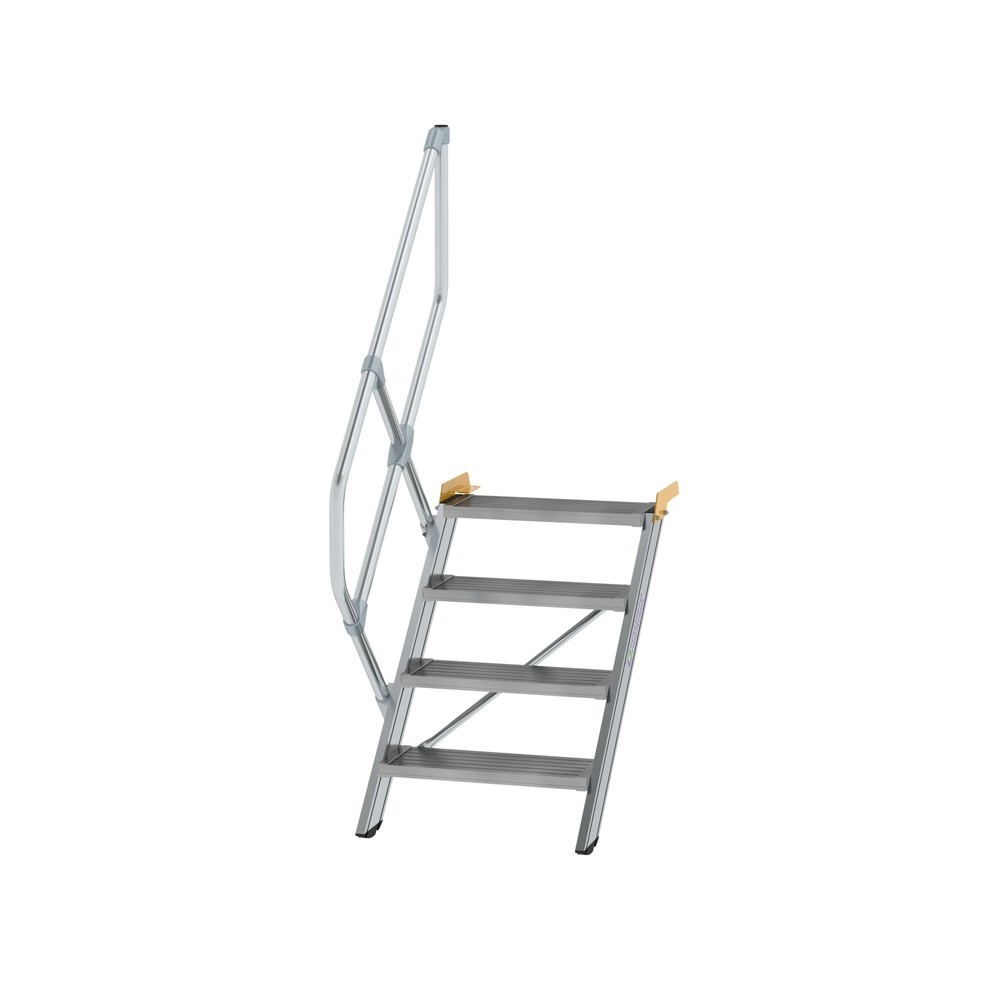 Illustration du produit: Munk Escalier 45°, largeur de marche 600 mm, 4 marches, aluminium strié