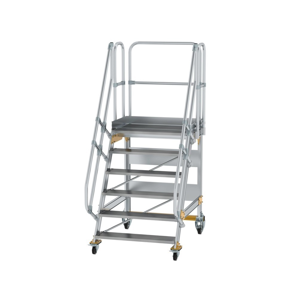 Illustration du produit: Munk Escalier mobile à plate-forme 60° Largeur de marche 1000 mm 6 marches