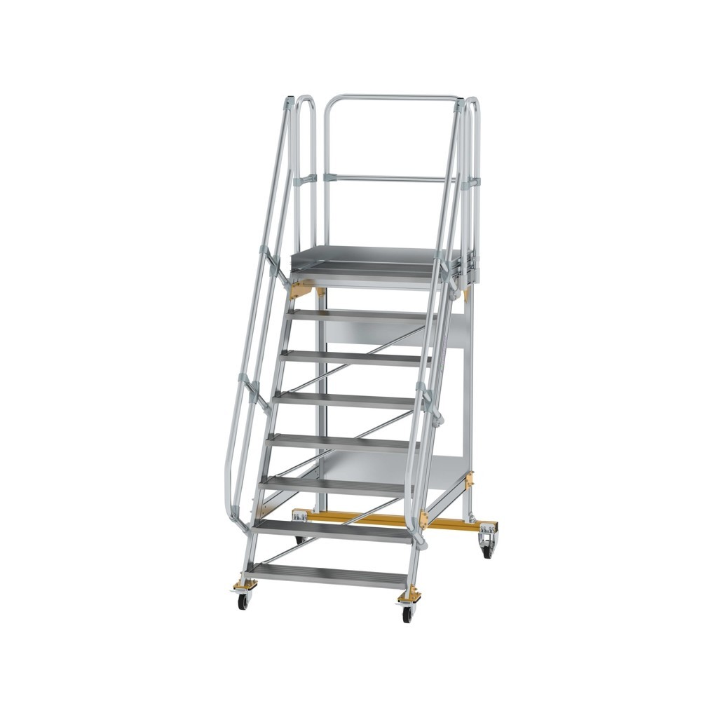 Illustration du produit: Munk Escalier mobile à plate-forme 60° Largeur de marche 1000 mm 8 marches