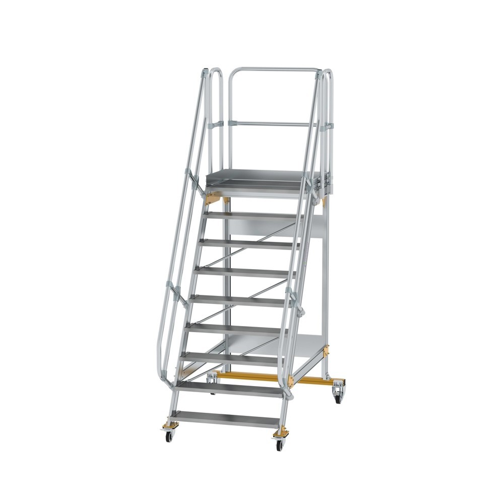 Illustration du produit: Munk Escalier mobile à plate-forme 60° Largeur de marche 1000 mm 9 marches
