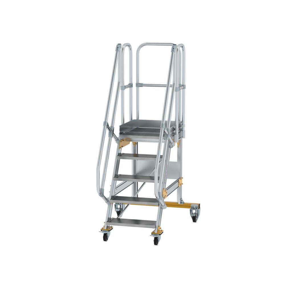 Illustration du produit: Munk Escalier mobile à plate-forme 60° Largeur de marche 600 mm 5 marches