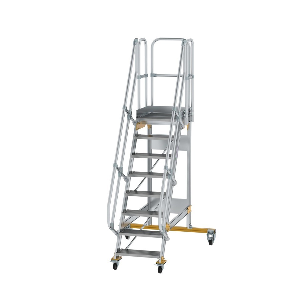 Illustration du produit: Munk Escalier mobile à plate-forme 60° Largeur de marche 600 mm 8 marches