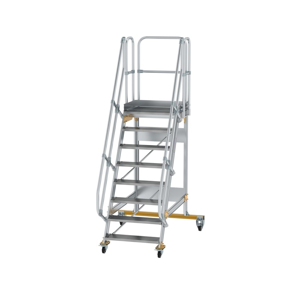 Illustration du produit: Munk Escalier mobile à plate-forme 60° Largeur de marche 800 mm 8 marches