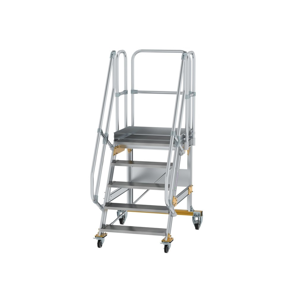 Illustration du produit: Munk Escalier mobile à plate-forme 60° Largeur de marche 800 mm 5 marches