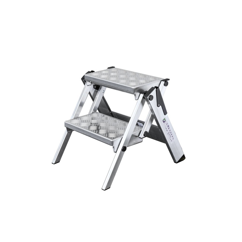 Illustration du produit: Munk Marchepied compact ML 2 marches, design quintette en aluminium