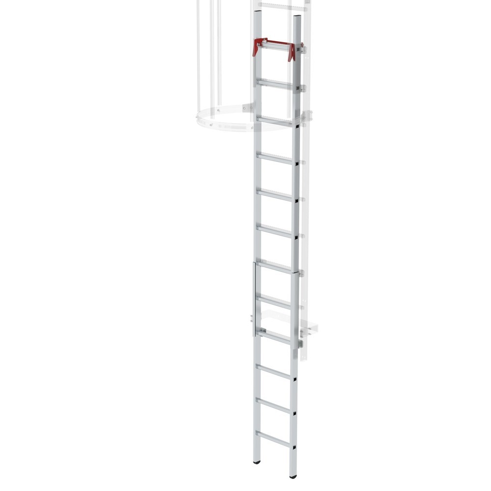 Produktabbildung: Munk Notabstiegsleiter Alu-blank 12 Sprossen für Steigleitern