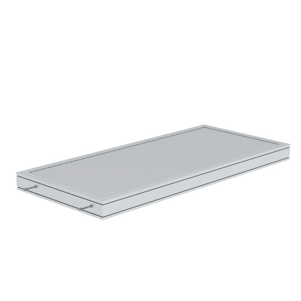 Produktabbildung: Munk Plattform Aluminium geriffelt Plattformlänge 1860 mm