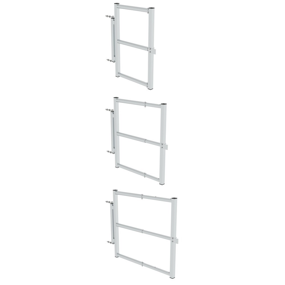 Illustration du produit: Munk Porte de sécurité télescopique pour largeur de plate-forme 600 mm / 800 mm / 1 000 mm