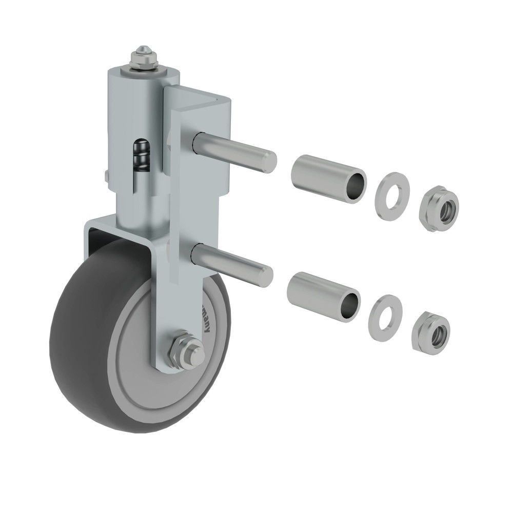 Illustration du produit: Munk Roulette à ressort pour échelle, à droite Ø 80 mm