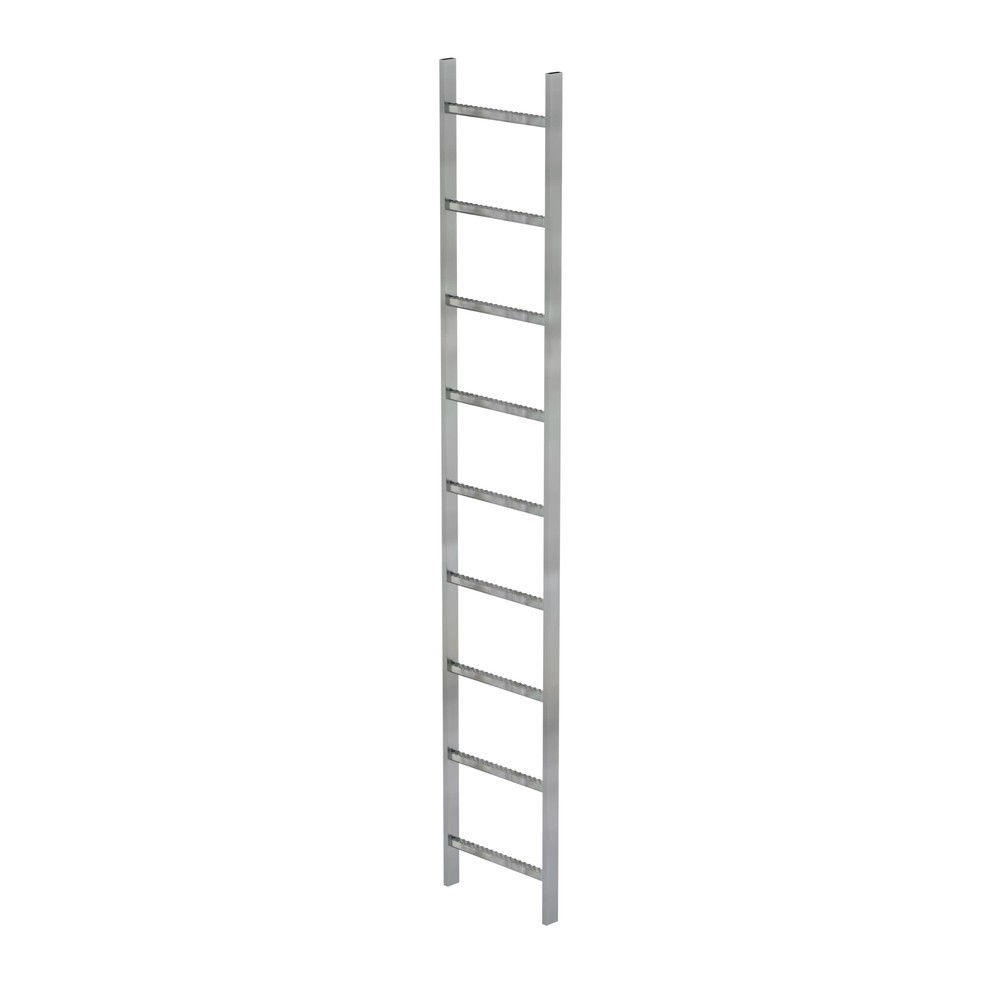 Produktabbildung Nr. 1: Munk Schachtleiter Stahl feuerverzinkt 400mm Lichte Weite 9 Sprossen