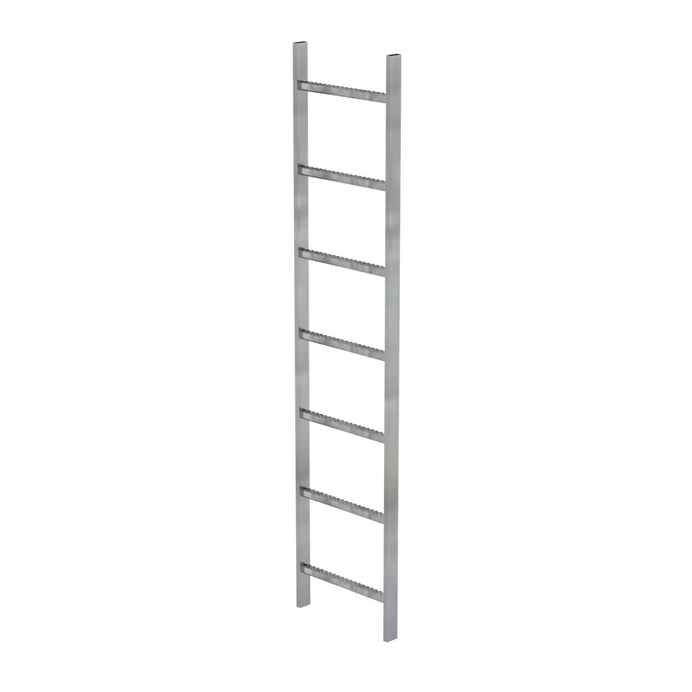 Produktabbildung Nr. 1: Munk Schachtleiter Stahl feuerverzinkt 400mm Lichte Weite 7 Sprossen