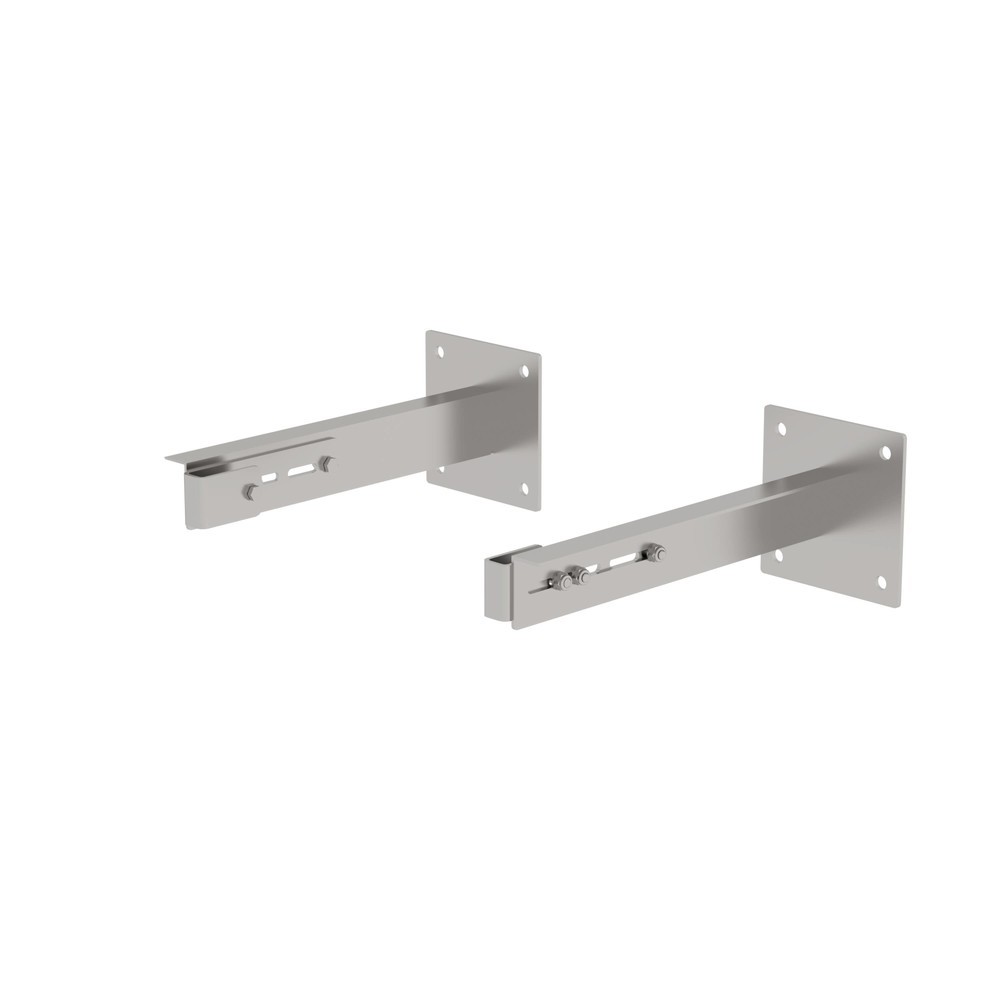 Produktabbildung: Munk Sonderwandhalter, starr 500-600mm, Edelstahl