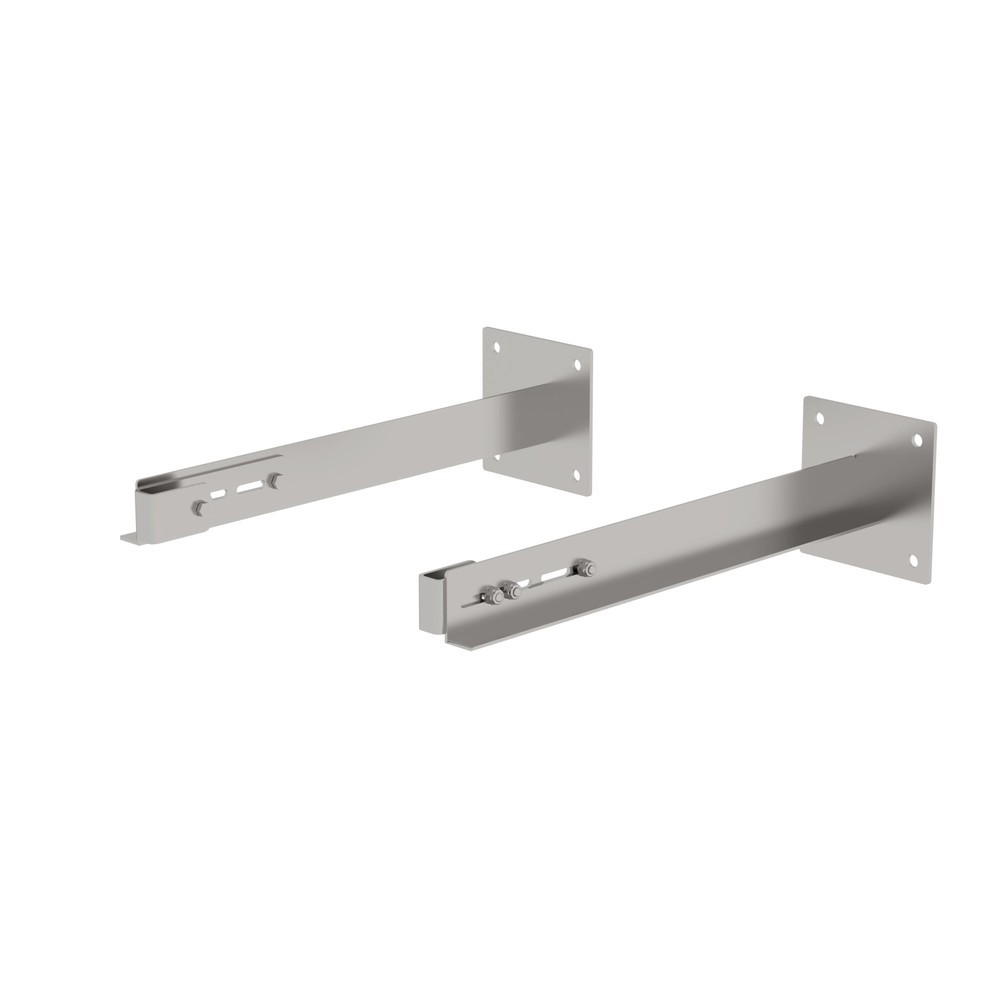 Produktabbildung: Munk Sonderwandhalter, starr 700-800mm, Edelstahl
