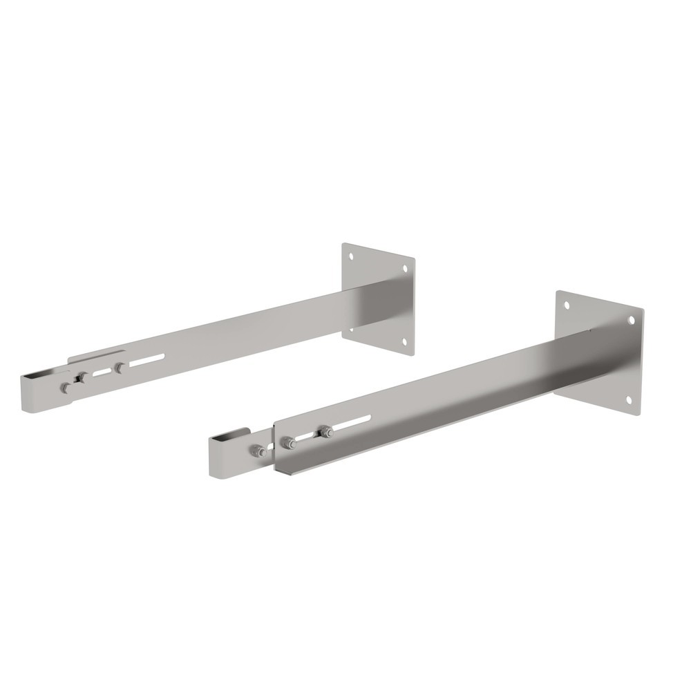 Produktabbildung: Munk Sonderwandhalter, starr 800-900mm, Edelstahl