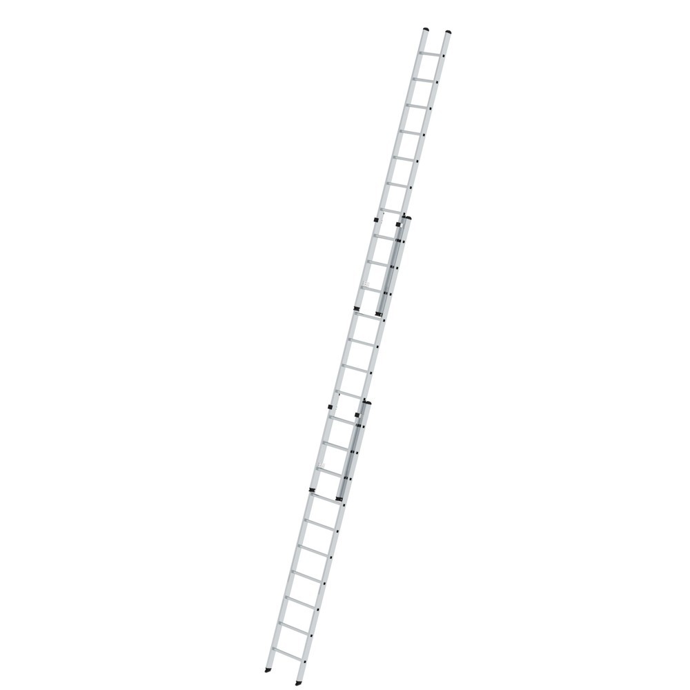 Produktabbildung Nr. 1: Munk Sprossen-Schiebeleiter 3-teilig ohne Traverse 3x10 Sprossen