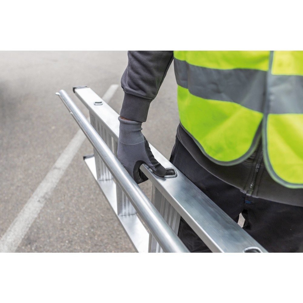 Produktabbildung Nr. 2: Munk Stufen-Anlegeleiter LKW 5 Stufen, inkl. Magnet-Montagesatz inkl. Ausstiegsholm links