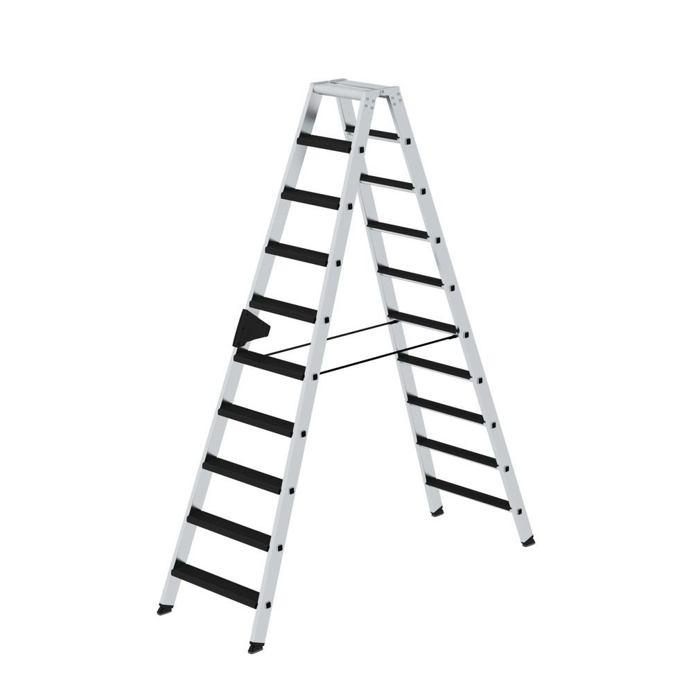 Munk Stufen-Stehleiter beidseitig begehbar mit clip-step relax 2x10 Stufen Produktabbildung: Munk Stufen-Stehleiter beidseitig begehbar mit clip-step relax 2x10 Stufen