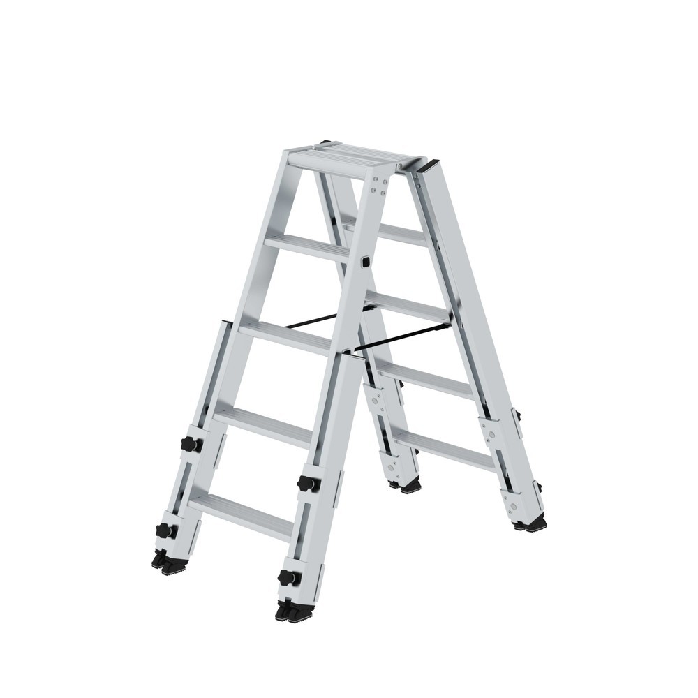 Produktabbildung: Munk Stufen-Stehleiter treppengängig 2x5 Stufen