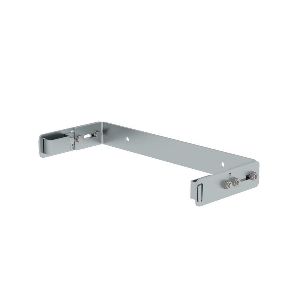 Produktabbildung: Munk Wandhalter U-Bügel, verstellbar 165-205mm, Stahl verzinkt