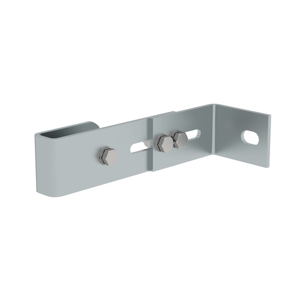 Produktabbildung: Munk Wandhalter, verstellbar 165-205mm, Stahl-verzinkt