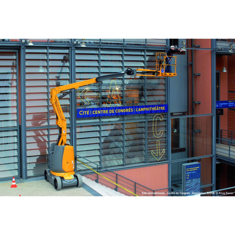 N° de l'image du produit 3 : Nacelle articulée Haulotte HA12 CJ+, mobile, hauteur de travail 11,68 m, portée latérale 7,22 m