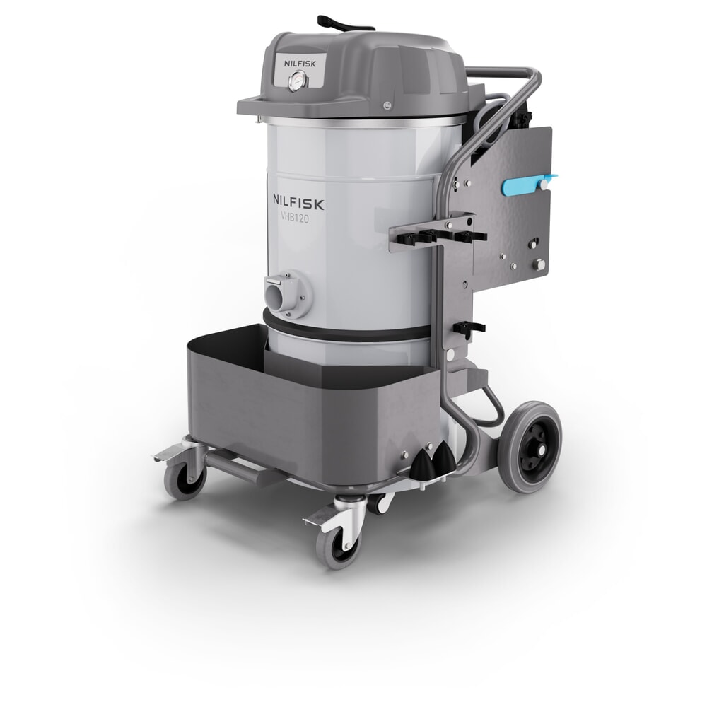 Nilfisk® batteriebetriebener Sicherheitssauger VHB120 PBS Produktabbildung: Nilfisk® batteriebetriebener Sicherheitssauger VHB120 PBS