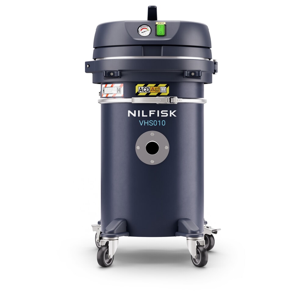 Nilfisk® Sicherheitssauger VHS010 für brennbaren & gefährlichen Staub, ACD zertifiziert HC ACD Produktabbildung: Nilfisk® Sicherheitssauger VHS010 für brennbaren & gefährlichen Staub, ACD zertifiziert HC ACD