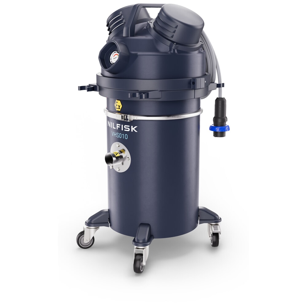 Nilfisk® Sicherheitssauger VHS010 für brennbaren & gefährlichen Staub, ACD zertifiziert LC ACD Produktabbildung: Nilfisk® Sicherheitssauger VHS010 für brennbaren & gefährlichen Staub, ACD zertifiziert LC ACD