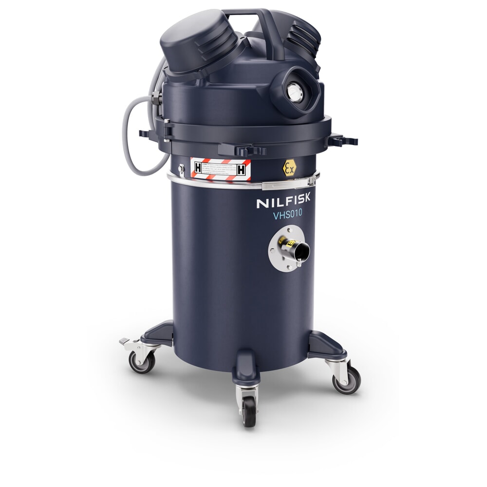 Produktabbildung Nr. 1: Nilfisk® Sicherheitssauger VHS010 für brennbaren & gefährlichen Staub in der Zone Z22 MC Z22 EXA