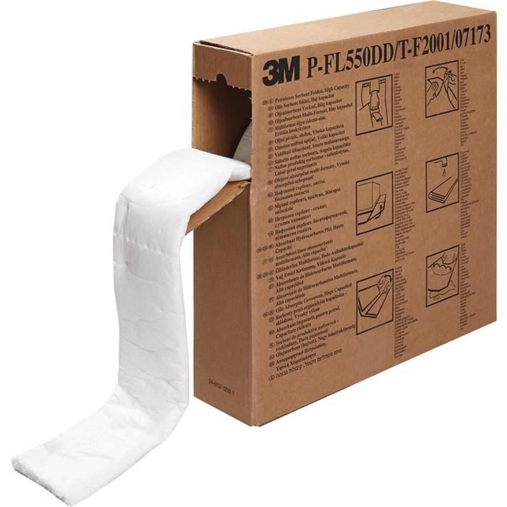 Illustration du produit: Non-tissé absorbant pour huile 3M TF 2001 L15,2 m l 12 cm crt