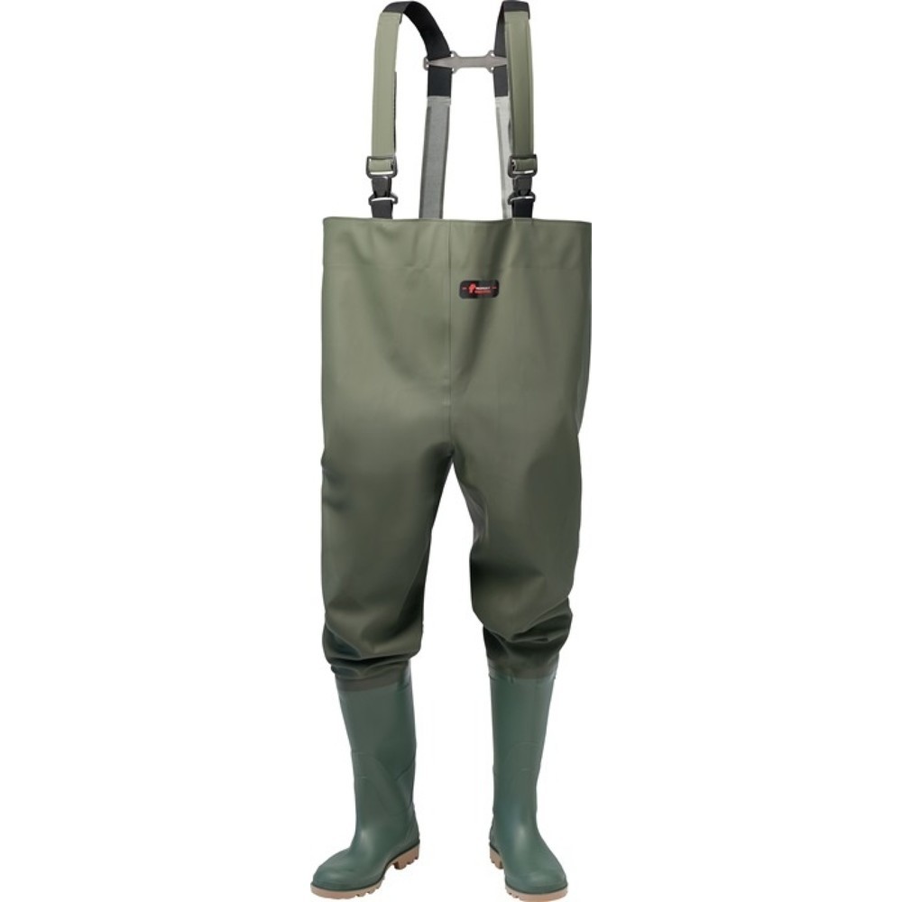 Illustration du produit: NORWAY Wathose Gr.42 olivgrün PVC auf