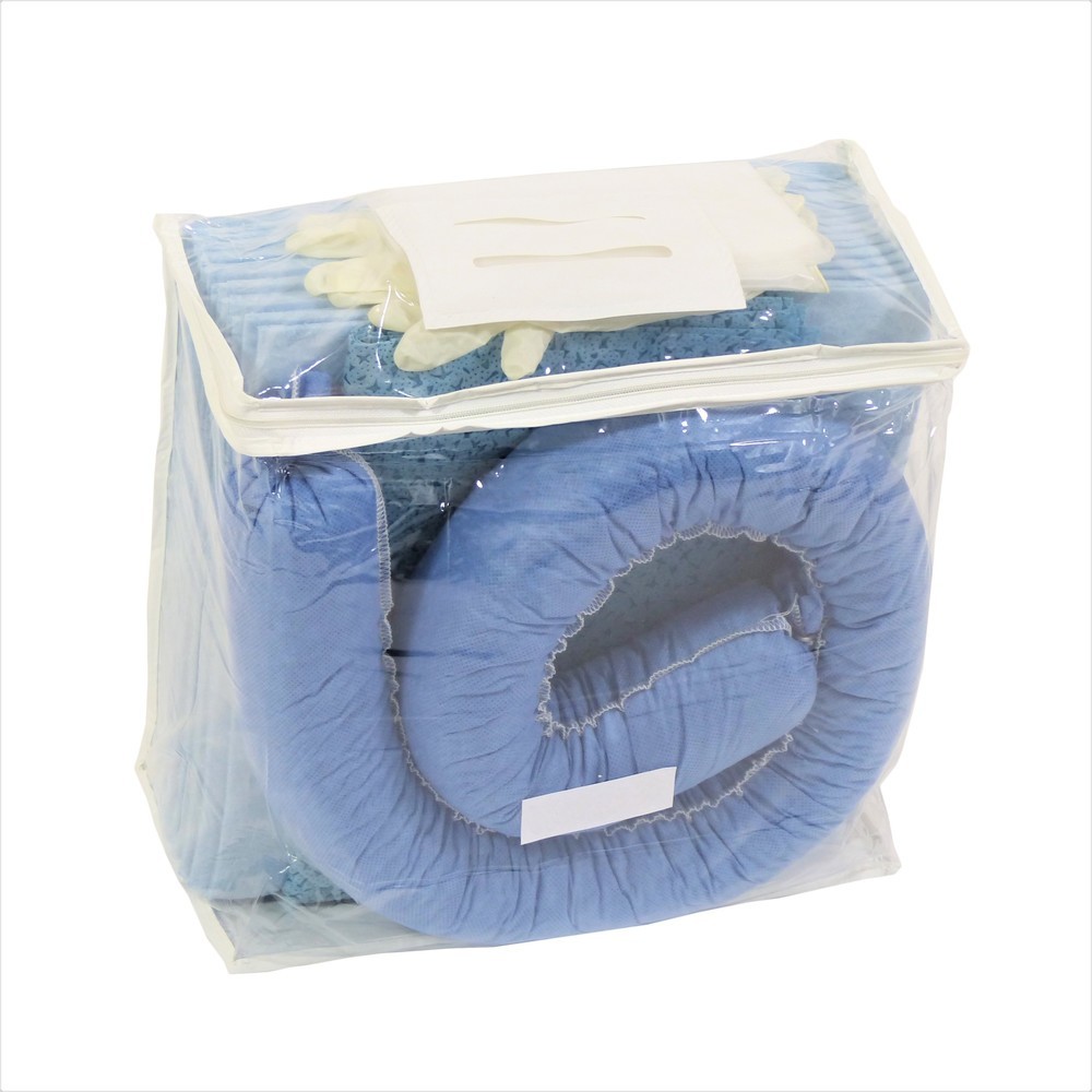 Produktabbildung Nr. 1: Notfall-Set in PVC-Tasche, Öl, Aufnahmekapazität 20 l, blau