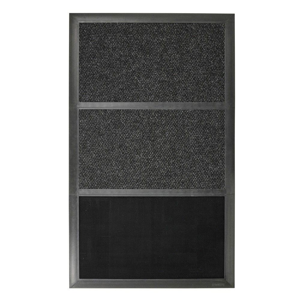 Produktabbildung Nr. 3: NoTrax Paillasson Sani-Master™, désinfectant, lxP 914 x 1 525 mm, anthracite/noir
