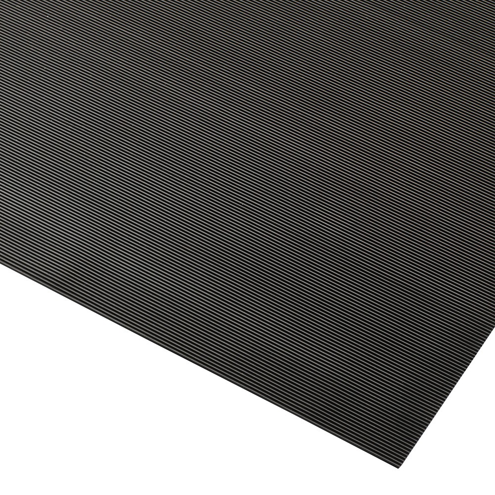 Illustration du produit: NoTrax Revêtement caoutchouc Rib 'n' Roll™ ESD, finement strié, lxP 1 200 x 1 500 mm, noir