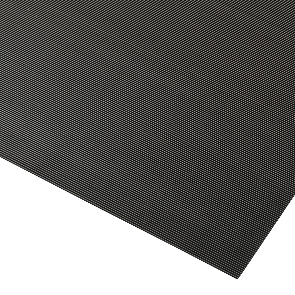 Produktabbildung Nr. 3: NoTrax Revêtement caoutchouc Rib 'n' Roll™ ESD, finement strié, lxP 1 200 x 1 500 mm, noir