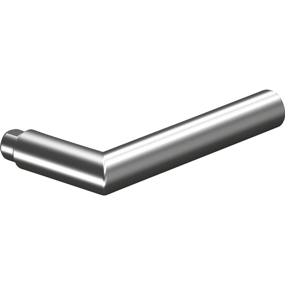 Illustration du produit: OGRO Türdrückerlochteil OGRO 8906, Vierkant 8 mm, Aluminium F1 / Satino, DIN links / rechts
